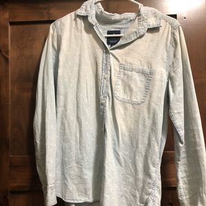 American eagle jean with white polka dots